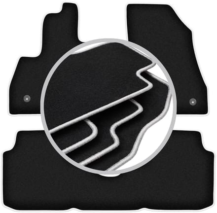 CARLUX-SILVER automatten voor: Fiat 500L minivan (2012-)