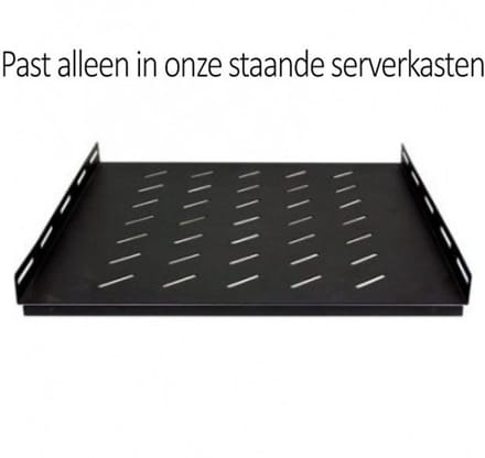 DSIT Zware lasten legbord voor 600mm diepe serverkast - 1U - 100 kg - serverbehuizing - serverrack