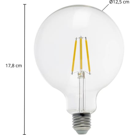 Arcchio LED filament lamp Globe G125 E27 3,8 W 2.700 K gloeilamp