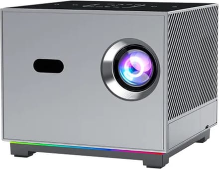 Xnano Draagbare beamer X3 2024 - FULL HD - 1280x720 - 4k decoding - 6000 lumen - RGB effecten - Speaker - HDR10+ - Android 9 - AI voice intelligent - EK Voetbal 2024