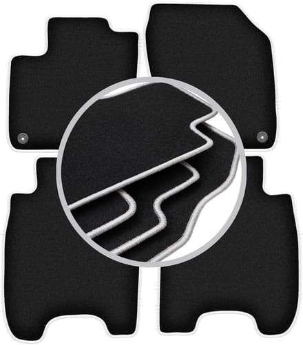 CARLUX-SILVER automatten voor: Honda Civic IX hatchback (2012-)
