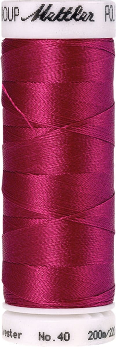 Mettler borduurgaren - Paars - Nr 2521 - Polysheen - 200 meter