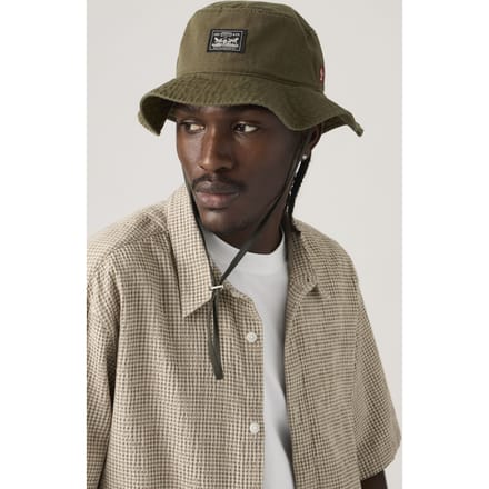 Levi's Bay Drawstring Bucket Hat Taglia: M | Cappelli Outlet | Uomo