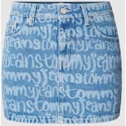Minirok met labelprint, model 'SOPHIE'