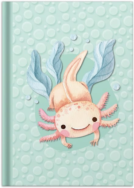 RNK Notitieboek 'Axolotl', A5, 96 bladzijden, geruit