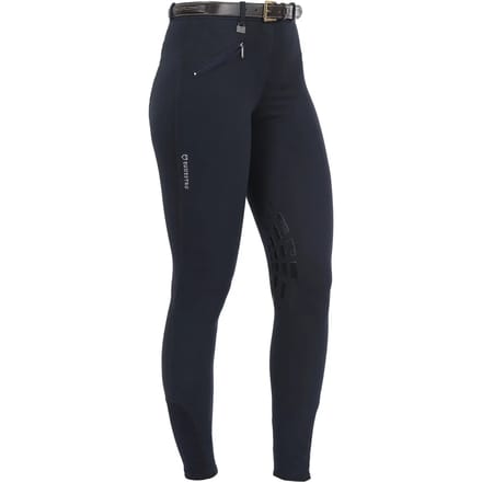 Dames rijbroek met middengrip Equestro Selene Gel
