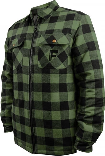Fladen Forest Shirt Thermal Green/Black L - Visvest