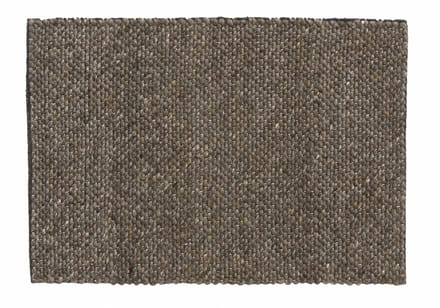 Nordal Fia vloerkleed wol - grijs/bruin - 60x90 cm.