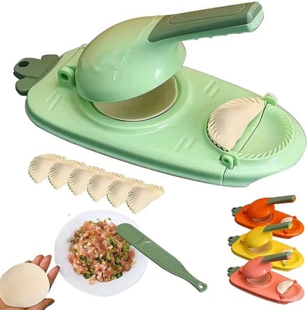 Livano Dumplings Machine - Raviolimakers - Ravioli - Dumpling Maker Set - Dumpling Vorm - Snijder - Pastei - Empanada - Uitsteker - Klein Roze