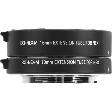 Mcoplus 10mm 16mm Macro Autofocus Close-up Adapterring voor Sony FEE Mount Camera Zwart black