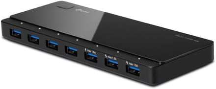 TP-Link UH700 interface hub USB 3.2 Gen 1 (3.1 Gen 1) Micro-B 5000 Mbit/s Zwart