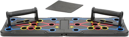 Push Up Board - Trainingsapparaat - Borstspiertraining - Inklapbaar Draagbaar - 66x19.5 cm - Meerkleurig