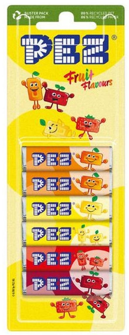Pez fruitmix refill 6 pack a18