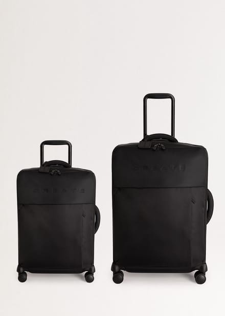 CREATE - Zachte koffer van polyester met TSA-slot en multidirectionele wielen - Pack S,M - LUGGAGE STUDIO SOFT