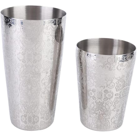 304 Roestvrij Staal Cocktail Shaker Set Boston Shaker Bartender Bar Tool Zilver