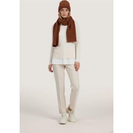 EsQualo Scarf Boucle Knit Brown Größe: OS | Schals Outlet | Damen | Braun