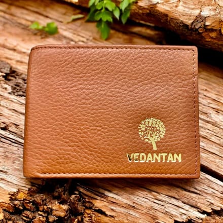 Portemonnee - Leer - Luxe - Vedantan - Bruin - Heren - Cadeau - Feest - Kerst - Wallet - Mannen - Gift for Men