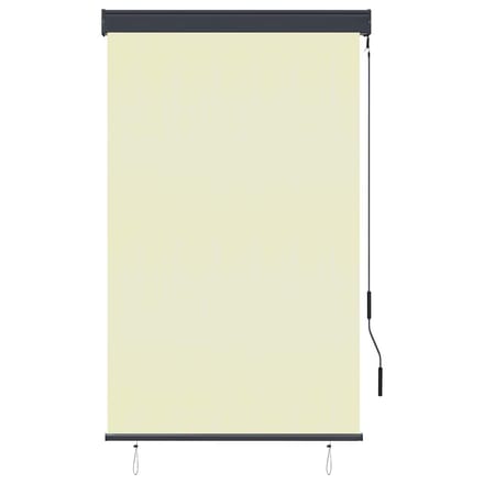 vidaXL - Rolgordijn - voor - buiten - 100x250 - cm - crème