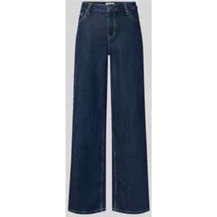 wide fit jeans met logopatch
