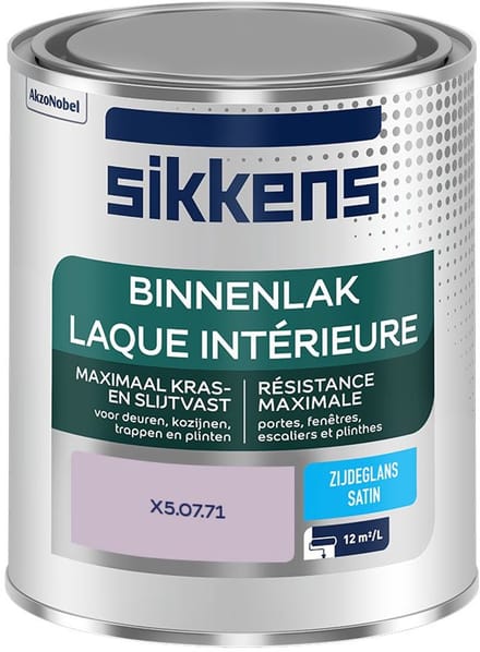 Sikkens - Binnenlak Zijdeglans - X5.07.71 - Mengverf - 750 Ml