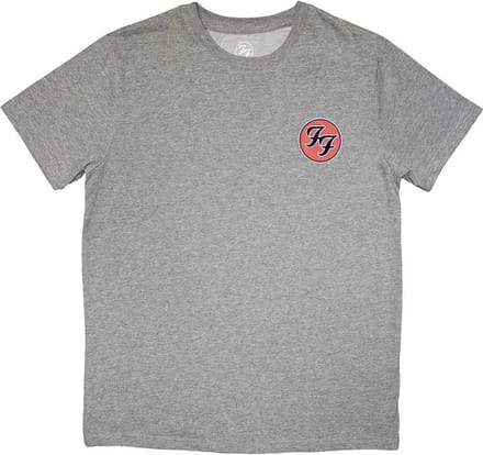 Foo Fighters - Mini FF Logo Heren T-shirt - S - Grijs