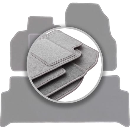 Automatten asgrijs voor: Renault Scenic II minivan (2003-2009)