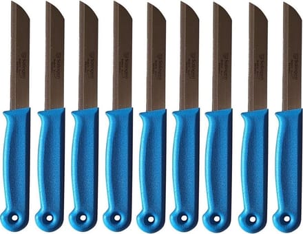 Solingen Messenset- Schilmessen met Kartel - Miami Blue (10x)
