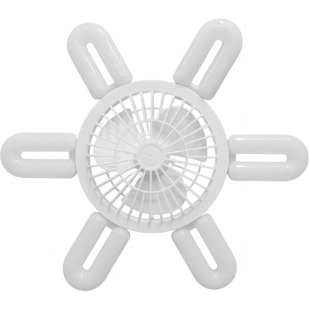6 Blade LED Opvouwbare Bladlamp E27 Schroef Vliegende Schotellamp Brede Voltage Ventilatorlampen Remote Control
