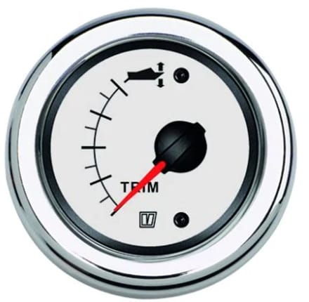 VETUS TRIMW witte Trimmeter 12/24V Ø 52mm