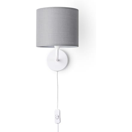 Wandlamp Elio lichtgrijs