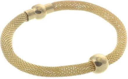 Behave - Goudkleurige armband met magneet - minimal chic - 17,5 cm