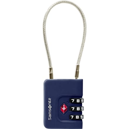Samsonite Reisaccessoire - 3 digit TSA-slot met kabel - midnight blue