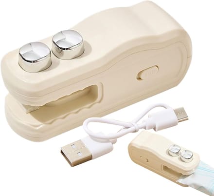 Zak Afsluiter - Magnetische Sealer - Voedsel Bewaren - Draagbaar Oplaadbaar - 9.6x3.3x4.4cm