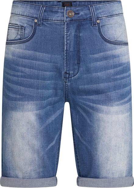 Mario Russo Denim Short Dark Used - 3XL - Korte broek - Blauw