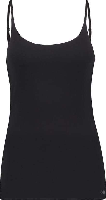 LaSlip - Basic - Spaghetti Shirt - Zwart-M