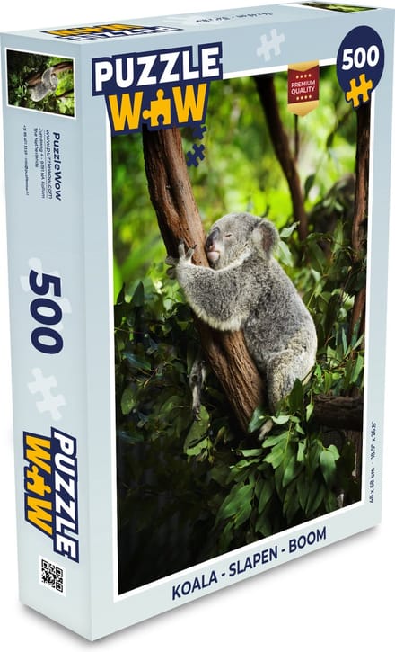 Puzzel Koala - Slapen - Boom - Legpuzzel - Puzzel 500 stukjes