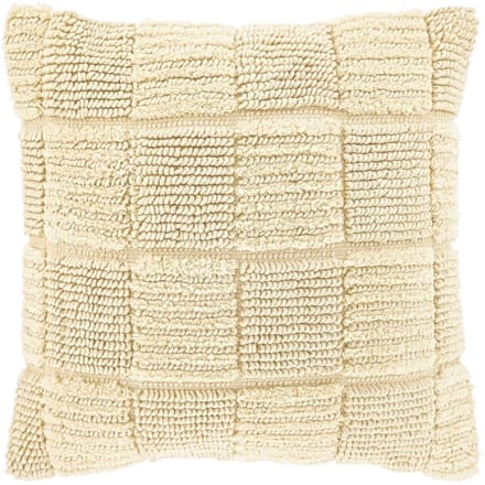 Unique Living Sierkussen Fenne - Textiel - Beige - 45x45 cm (BxD) - Getuft - Dessin 7