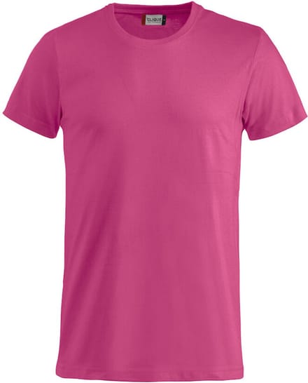 Basic-T bodyfit T-shirt 145 gr/m2 helder kersen s