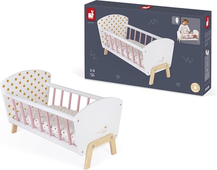 Janod - Candy Chic - Houten poppenbed