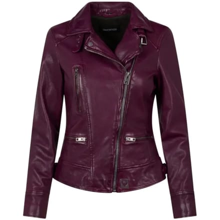 Leren jas voor vrouwen Oakwood Video