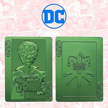 FaNaTtik Batman Verzamelobject DC Comics Ingot The Joker Playing Card Limited Edition Zilverkleurig