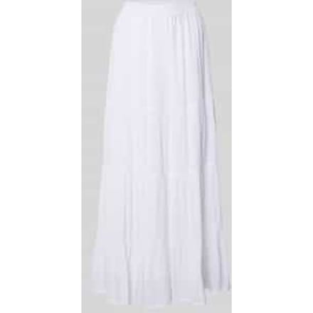 Regular fit maxirok van pure viscose, model 'CHIARA'