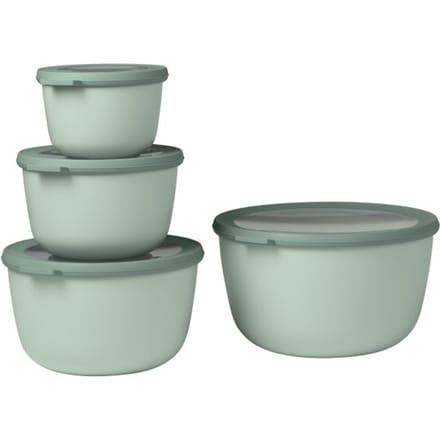 Mepal - Multikom Cirqula vershouddoos set - 500 + 1000 + 2000 + 3000 ml - Rond - Nordic sage