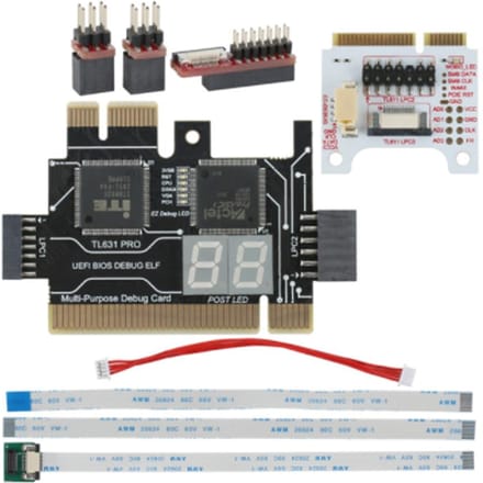 TL631 PRO Universele Laptop PCI Diagnosekaart PC PCI-E Mini LPC Moederbord Diagnostische Analyzer Full Set veelkleurig