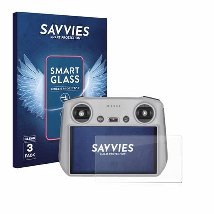 3 Stuks Savvies Screenprotector - geschikt voor DJI RC Controller - beschermfolie glas transparant