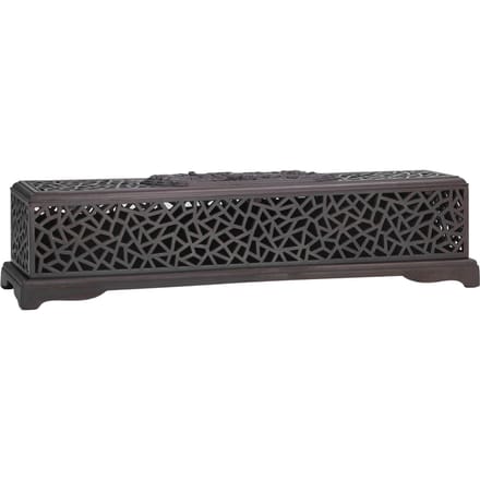Porte-encens Brûleurs Motif Lotus Classique Chinois Fabrication Exquise Utilisation Sûre Nombreuses Utilisations gray