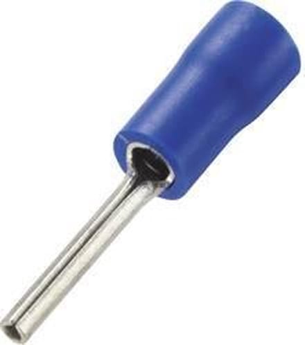 TRU COMPONENTS 739441 Stiftkabelschoen 4 mm² 6 mm² Deels geïsoleerd Geel 50 stuk(s)