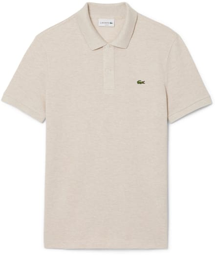 Lacoste Slim Fit polo - grijs beige