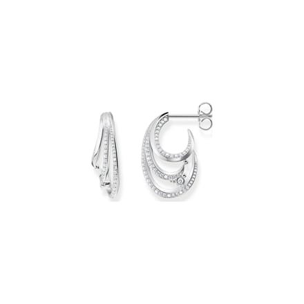 Thomas Sabo Dames-Oorhanger 925 Zilver Zirkonia One Size 88480937