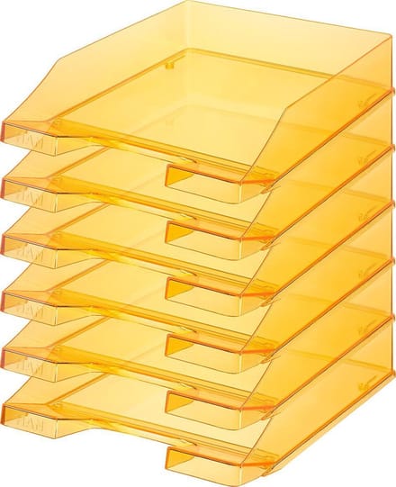 Han brievenbakje C4 transparant oranje (1 stuk)